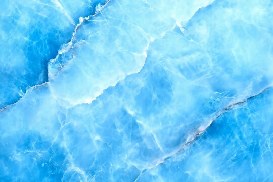 Closeup surface blue marble pattern floor texture background