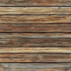 Fototapeta premium Rustic brown wood planks background texture.