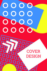 business concept on red background