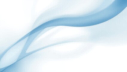 Light Blue Smoke Swirls Abstract Design