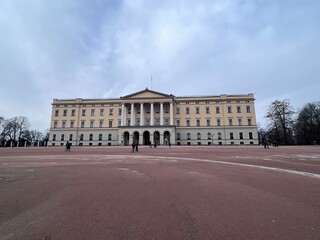 Fototapeta premium Royal Palace Historic Site Oslo Norway Sightseeing