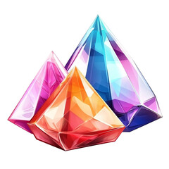 Sparkling vibrant gems a dazzling treasure