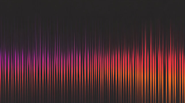 Vibrant abstract background with diagonal gradient stripes in purple, orange, pink, and yellow. Modern digital art with dynamic motion, sharp lines, and glowing light reflections.