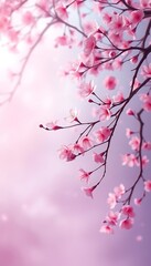 Obraz premium pink cherry blossoms