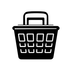 Retro Laundry hamper, furniture vector, furniture design
