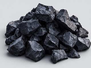 Coal mining process natural resource extraction industrial site content image solid environment close-up view