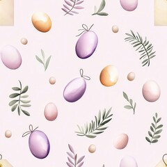 Create minimalist easter gift tags with watercolor illustrations for spring celebrations