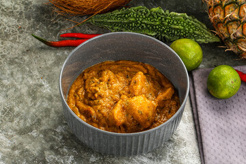 Indian cuisne - Chicken massala with sauce