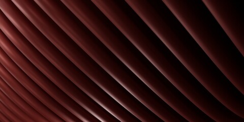 Obraz premium Abstract curve background, wavy lines wallpaper, red, 3D illustration