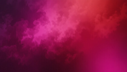 Fototapeta premium Radiant Magenta and Deep Scarlet Gradient with Cinematic Soft Glow and Grain Overlay Effect