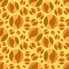 Vector - seamless pattern of colored balls and balloons.