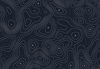 Topographic Contour Background
