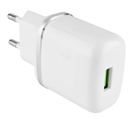 White power adapter for charging gadgets