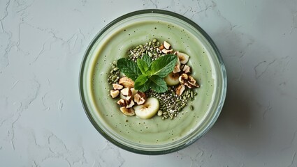 green plant in a glass jar