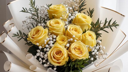 wedding bouquet ,  AI Generated.