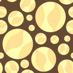 Vector - balls and balloons one rapport seamless pattern.