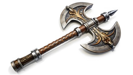 Double-Headed Axe, Fantasy Weapon, Medieval Weapon