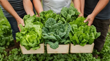Community Supported Gardening Collective Showcasing Fresh Organic Produce