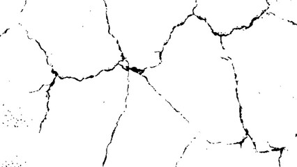 Cracks transparent background. Cracked white background wall crack texture distressed cracked surface grunge wall cracked pattern on white and transparent background.	