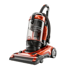 Orange Vacuum Cleaner Isolated On Transparent Background