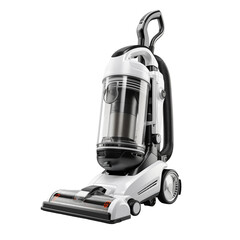 White Vacuum Cleaner Isolated On Transparent Background