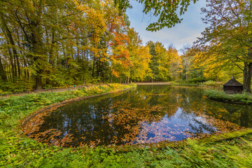 Staw na Górze Parkowej w Krynicy-Zdroju. © Jacek