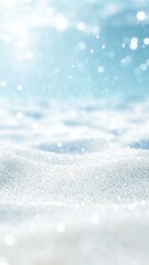 Obraz premium Beach Sand Sea Background Shor Beautiful White Sky Season Summer Tropical Ocean Water Wave Season Vacation Smooth Wallpaper Island Outdoor Tropical Coast Nature Landscape Space for Travel Copy space