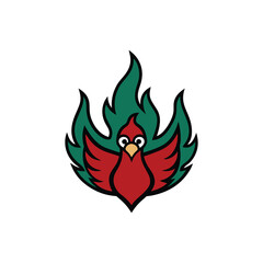 mascot logo icon vector on white background