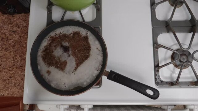 Bacon Grease Boiling and Bubling