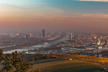 Vienna Cityscape at Sunset