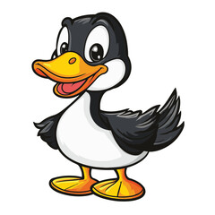 Fototapeta premium Cartoon Duck illustration 