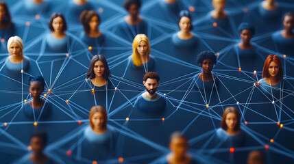 Global Diverse Network Connection People Social Media Online Communication Digital Technology Modern Business Teamwork Globalized World               