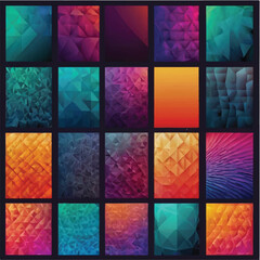 Abstract Pastel Gradient Stripes - a Calm and Colorful Background