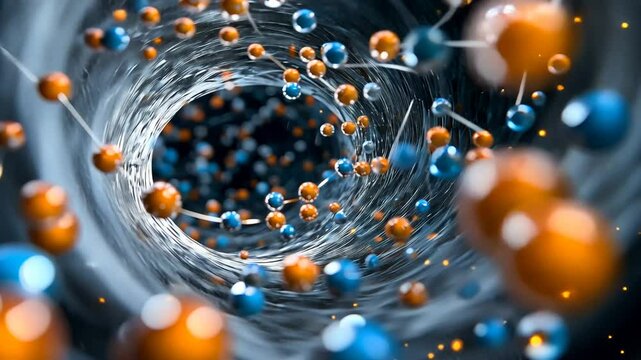 Microscopic Atom Interactions for Molecular Bond Formation and Breakage
