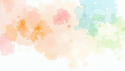 Abstract Watercolor Wash Background