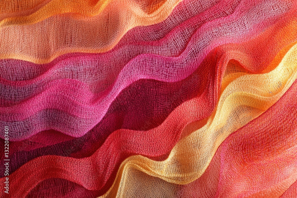 Poster this close up shot captures the intricate patterns and textures of a woven fabric extreme closeup of