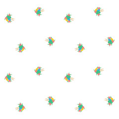 Pattern with rabbit. For poster, card, banner, discount, special offer, cover, menu, advertising. Vector illustration EPS10 
