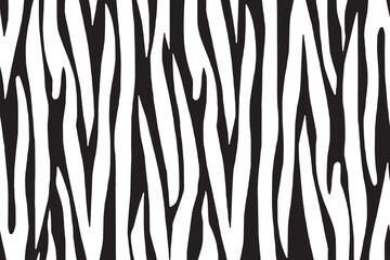 Zebra skin background vector. Animal fur, vector background for Fabric design, wrapping paper, textile, and wallpaper	