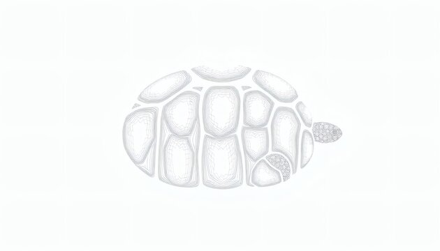 Abstract Turtle Shell Pattern