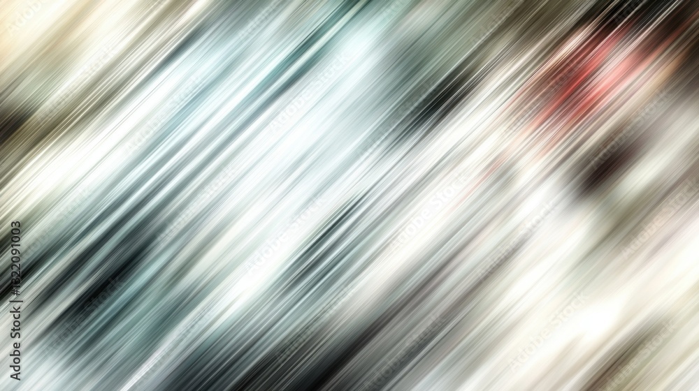 Poster blurred diagonal streaks of light and color create a dynamic, abstract effect