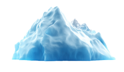 Beautiful iceberg floating in tranquil arctic waters under sunlight on transportation background