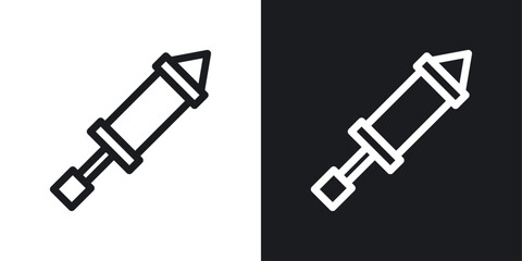 Holi icon set in black and white stroke lines