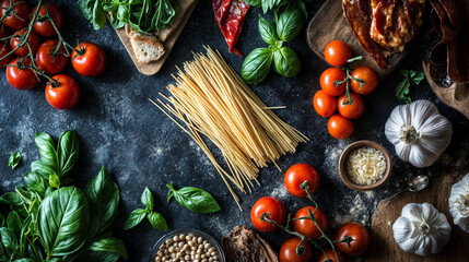 fresh vegetables and spices