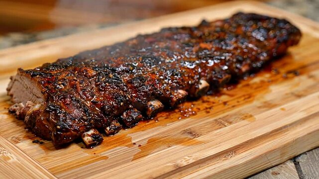 Saftige Spare Ribs mit w&uuml;rziger BBQ Marinade glasiert