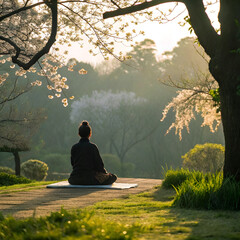 man sitting on a bench