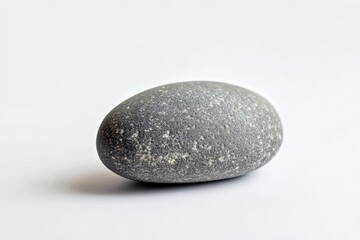 Gray, smooth, oval-shaped stone.  Natural, simple, and elegant