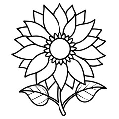 abstract flower vector