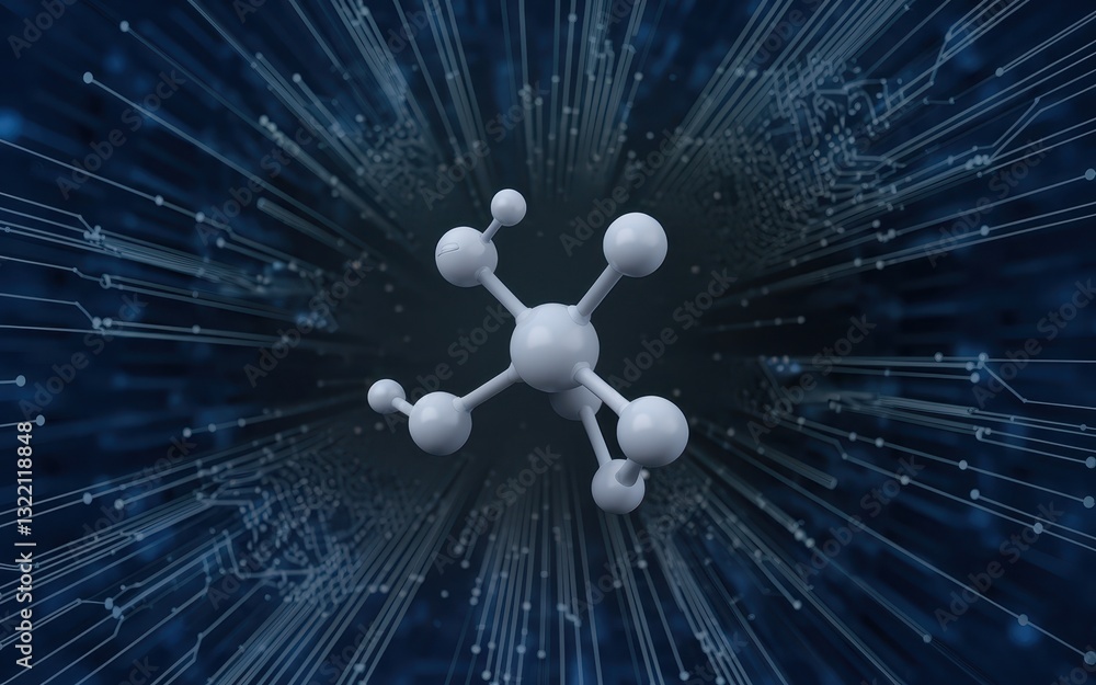 Poster molecular structure in digital space: exploring the intersection of biology and technology