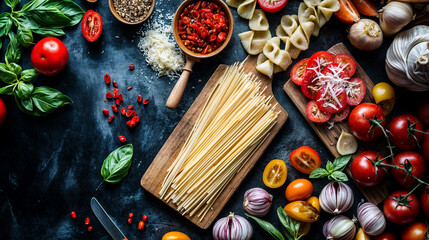 vegetables and spices on the table