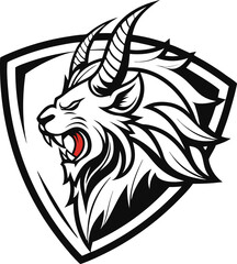 Fierce Lion  Esports Mascot Logo